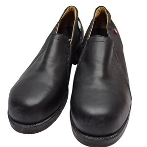 Mellow Walk Women's Vanessa Steel Toe Copper Plate Slip On Work Shoe Size 10.5